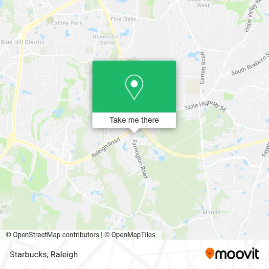 Starbucks map