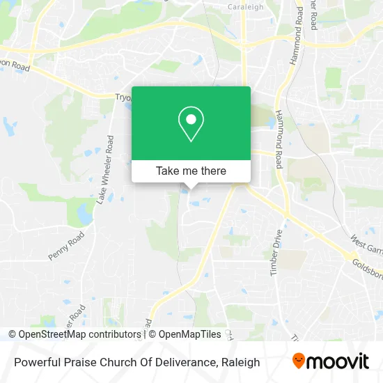 Powerful Praise Church Of Deliverance map