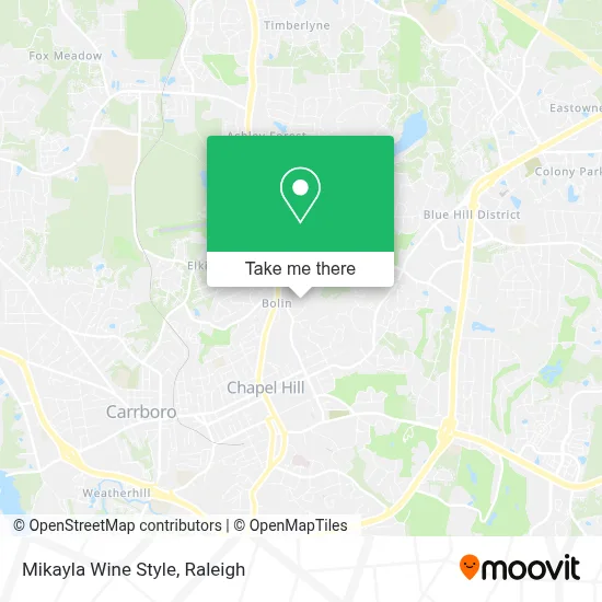 Mikayla Wine Style map