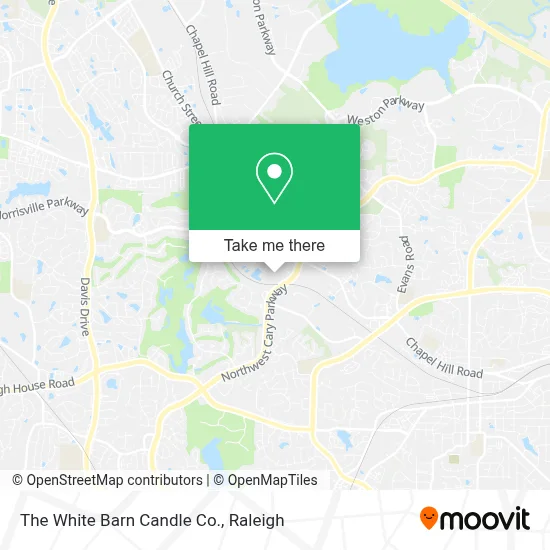The White Barn Candle Co. map