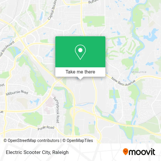 Electric Scooter City map