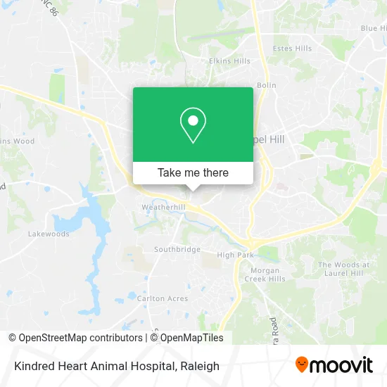 Kindred Heart Animal Hospital map