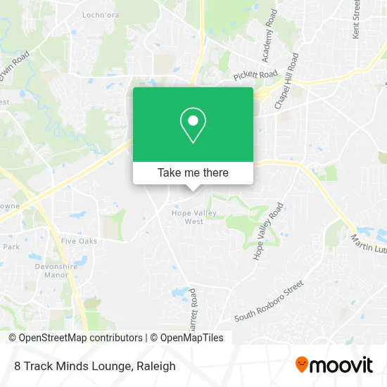8 Track Minds Lounge map