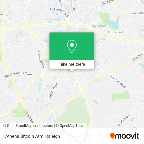 Athena Bitcoin Atm map