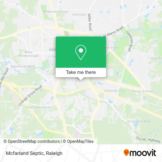 Mcfarland Septic map