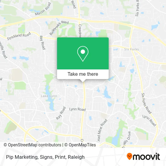 Pip Marketing, Signs, Print map