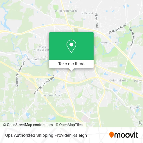 Ups Authorized Shipping Provider map