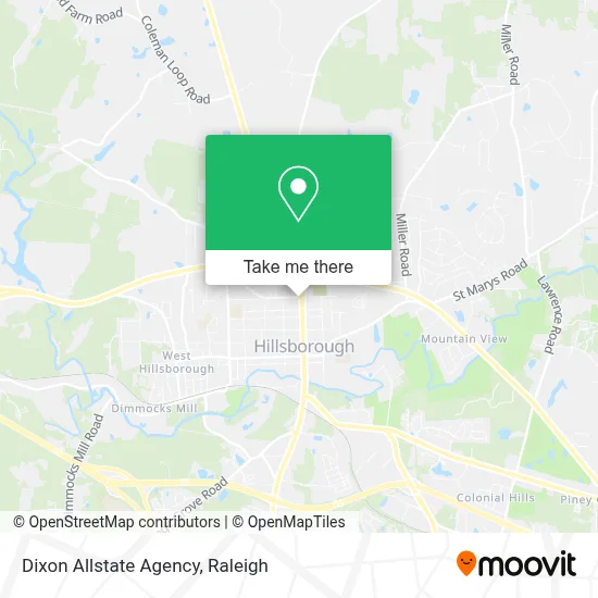 Dixon Allstate Agency map