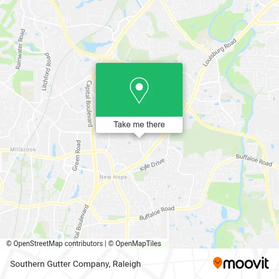 Southern Gutter Company map