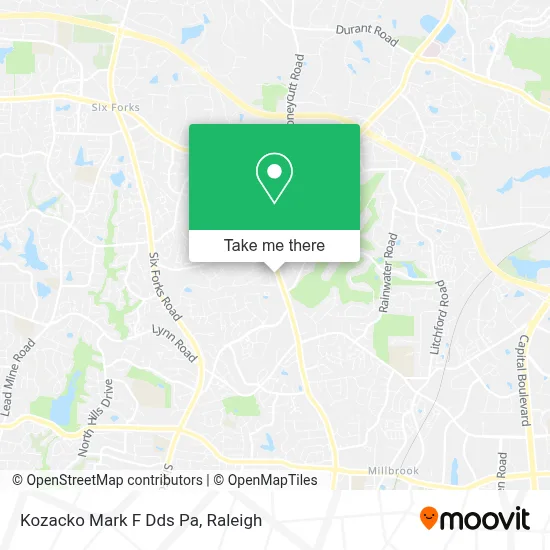 Kozacko Mark F Dds Pa map
