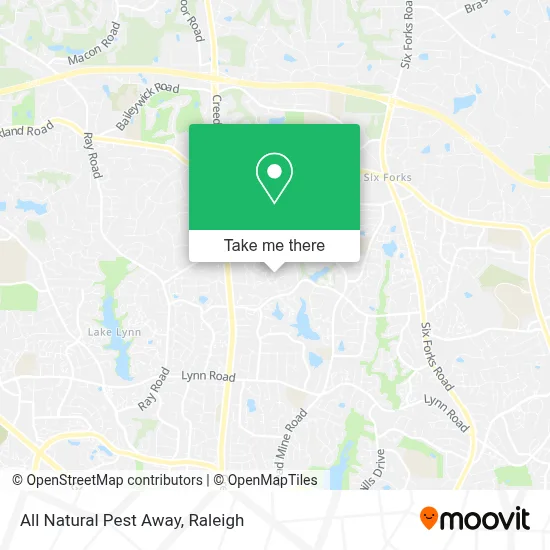 All Natural Pest Away map