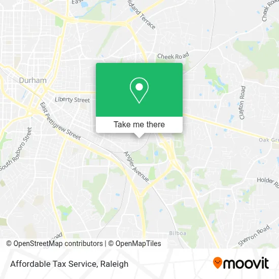 Affordable Tax Service map