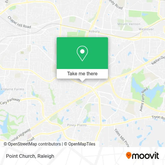 Point Church map