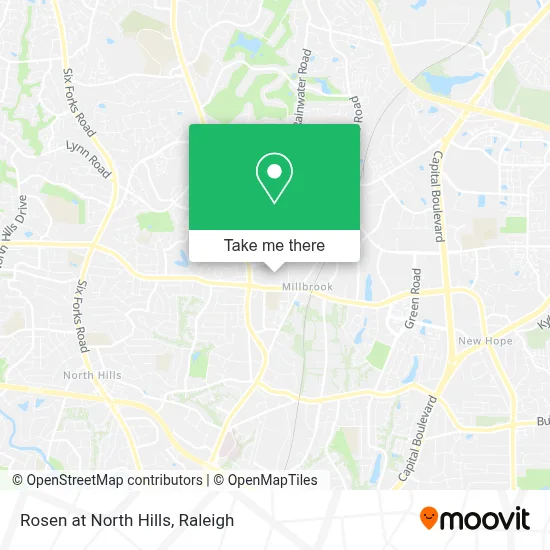 Rosen at North Hills map