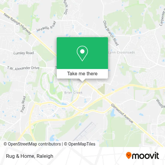 Rug & Home map