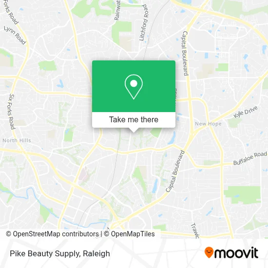 Pike Beauty Supply map