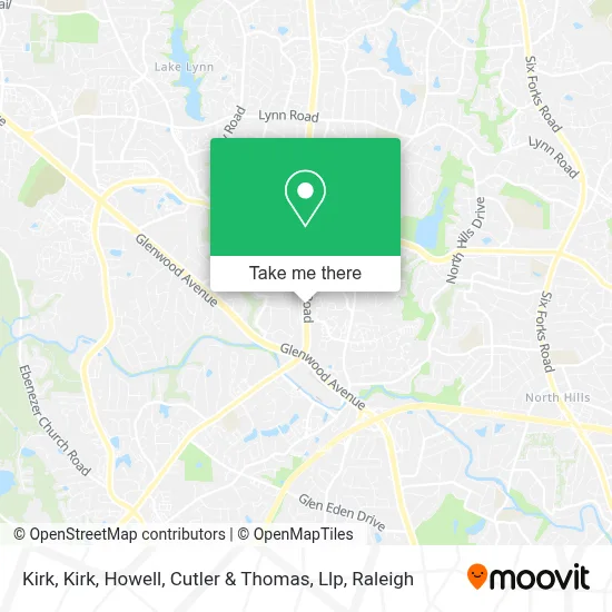 Kirk, Kirk, Howell, Cutler & Thomas, Llp map