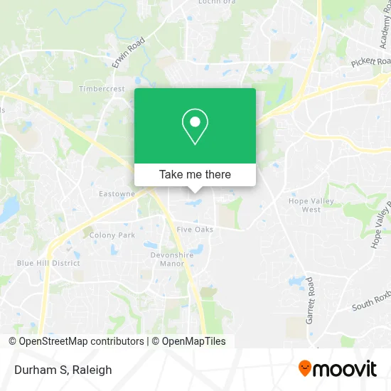 Durham S map