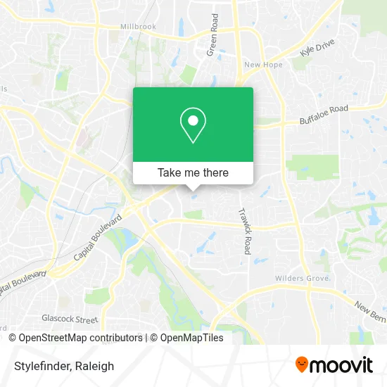 Stylefinder map