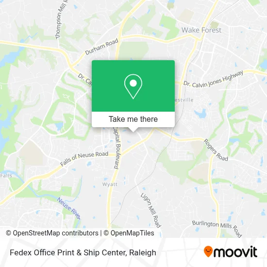Fedex Office Print & Ship Center map