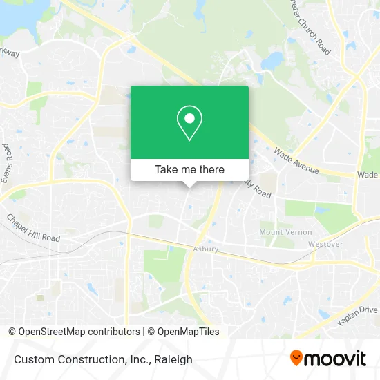 Custom Construction, Inc. map