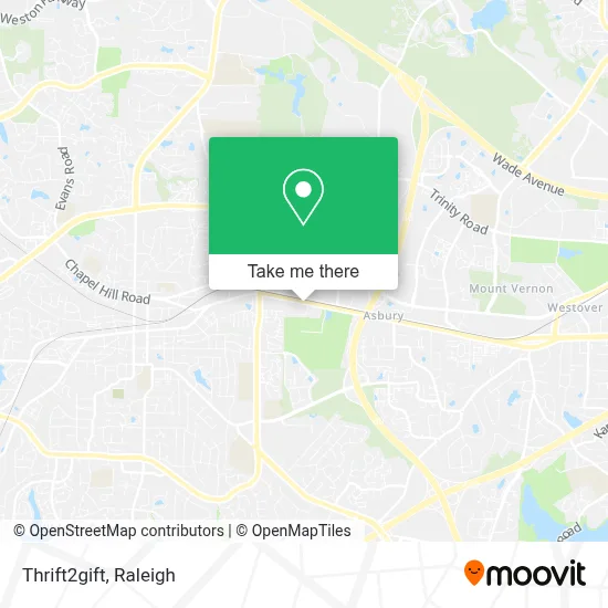 Thrift2gift map