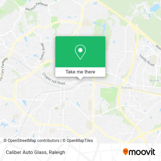 Caliber Auto Glass map