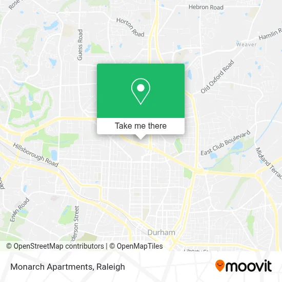 Monarch Apartments map