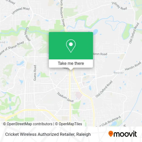 Cricket Wireless Authorized Retailer map