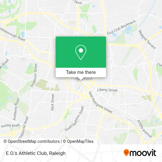 E.O.'s Athletic Club map