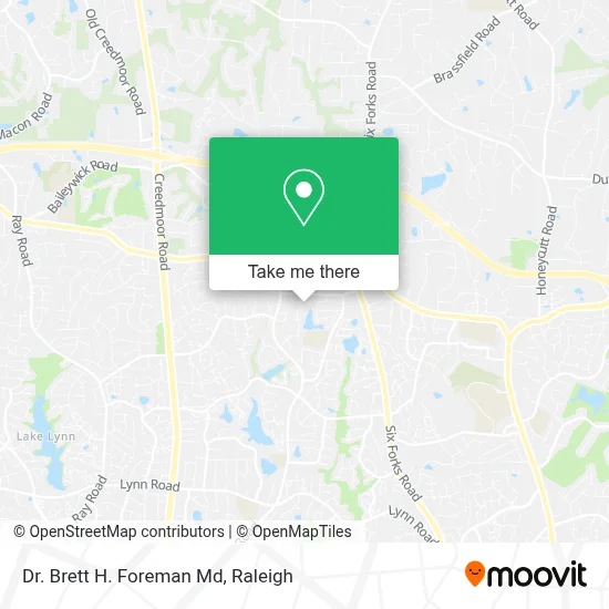 Dr. Brett H. Foreman Md map