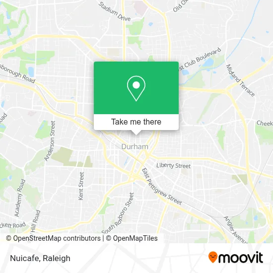 Nuicafe map
