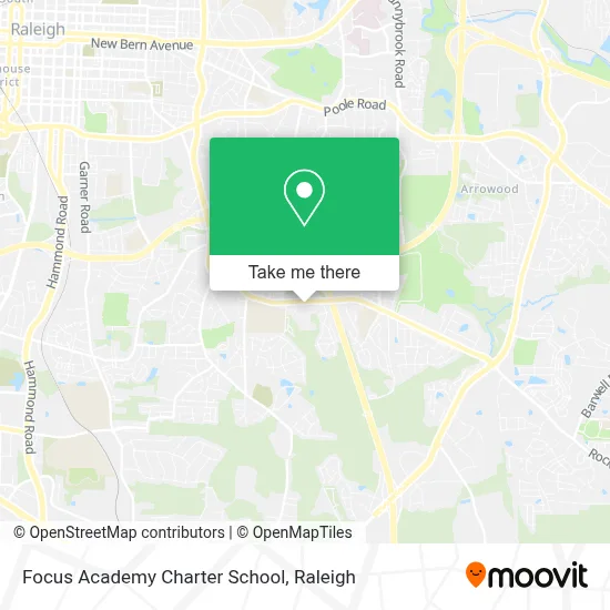 Focus Academy Charter School map