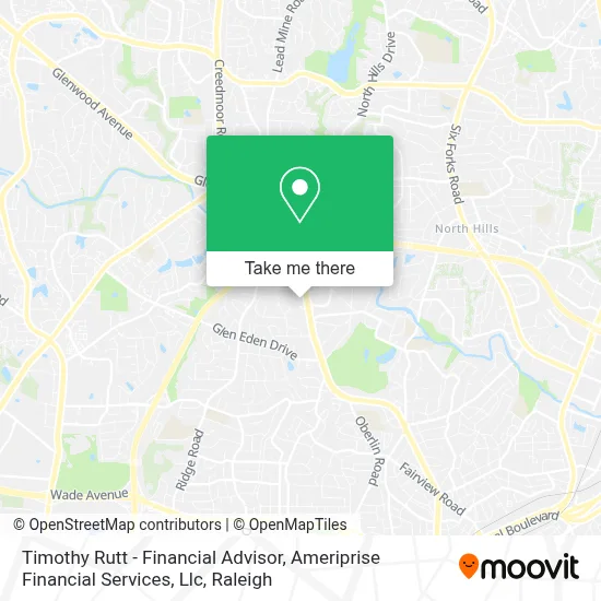 Timothy Rutt - Financial Advisor, Ameriprise Financial Services, Llc map