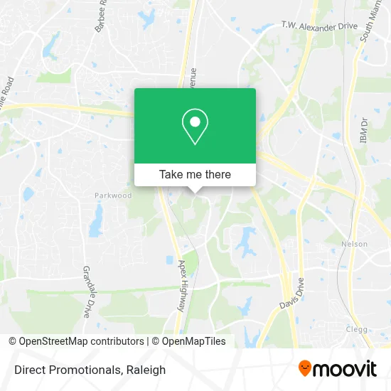 Direct Promotionals map