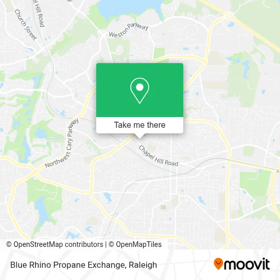 Blue Rhino Propane Exchange map