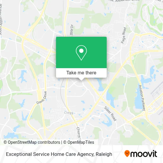 Exceptional Service Home Care Agency map