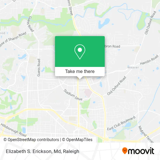 Elizabeth S. Erickson, Md map