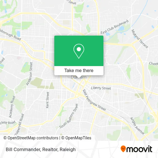 Bill Commander, Realtor map