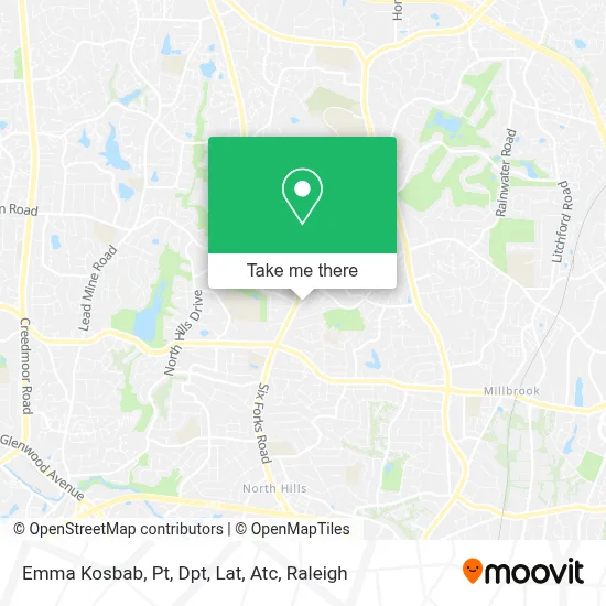Emma Kosbab, Pt, Dpt, Lat, Atc map