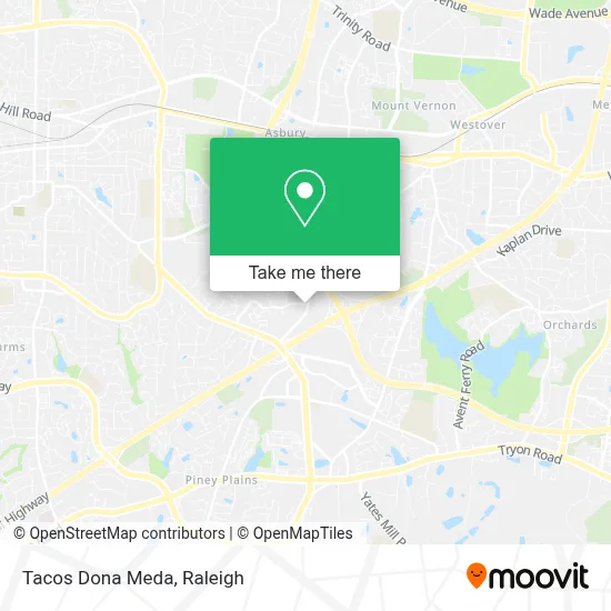 Tacos Dona Meda map
