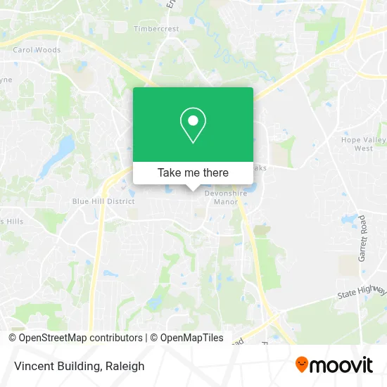 Vincent Building map