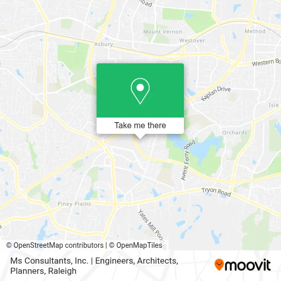 Ms Consultants, Inc. | Engineers, Architects, Planners map