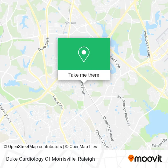 Duke Cardiology Of Morrisville map