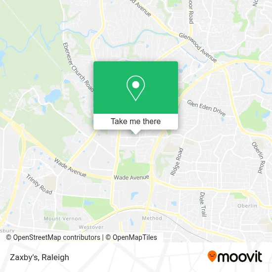 Zaxby's map