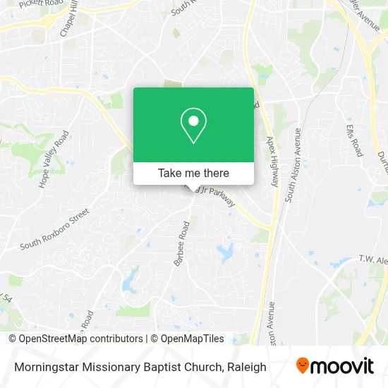 Morningstar Missionary Baptist Church map