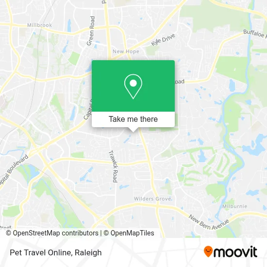 Pet Travel Online map