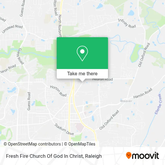 Fresh Fire Church Of God In Christ map