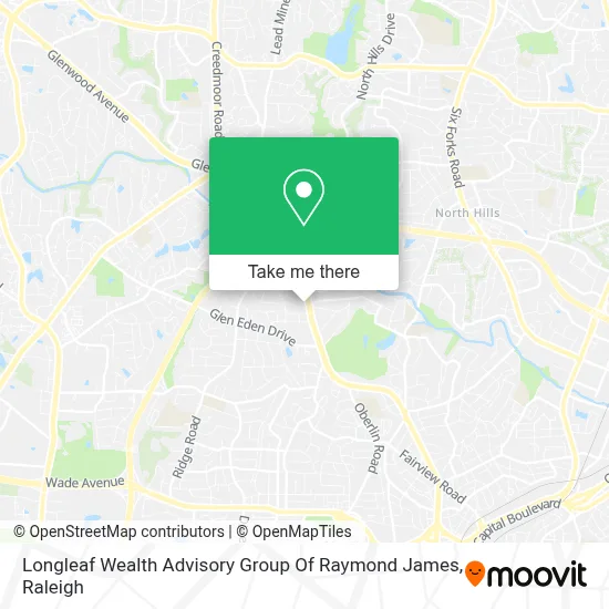 Longleaf Wealth Advisory Group Of Raymond James map