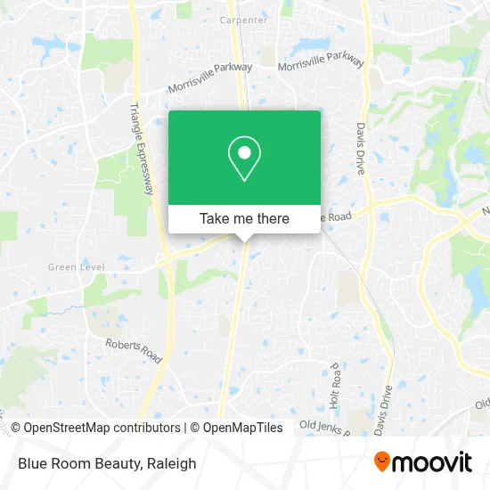 Blue Room Beauty map